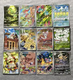12X Pokemon Scarlet & Violet Rare Full Art Card Lot All Pack Fresh (A) - Image 1