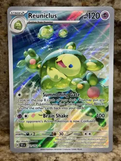 Pokemon TCG Reuniclus Scarlet & Violet Temporal Forces 171/162 IR NM - Image 1