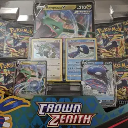 Pokemon Crown Zenith Sea and Sky Premium Collection Box 14 Packs, Factory Sealed - Image 4