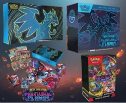 Pokemon Phantasmal Flames x2 UPC/x1 PC ETB & x2 Booster Bundle Set Of 5 PRESALE - Image 1