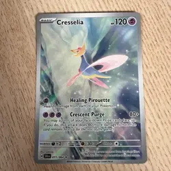 Pokemon TCG Cresselia 071/064 Shrouded Fable Illustration Rare IR Full Art Holo - Image 1