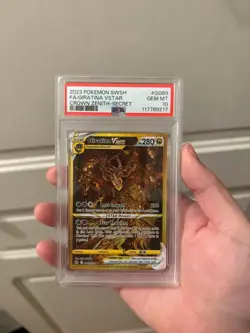 2023 Pokemon SWSH: Crown Zenith Giratina VSTAR GG69/GG70 Secret Rare Holo PSA 10 - Image 1
