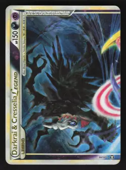 Darkrai & Cresselia Legend (Top) 99/102 Ultra Rare,Holo Pokemon Triumphant - Image 1