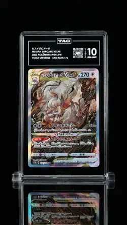 TAG 10 GEM MINT JAPANESE POKEMON 2022 HISUIAN ZOROARK 234/172 VSTAR UNIVERS S12a - Image 1