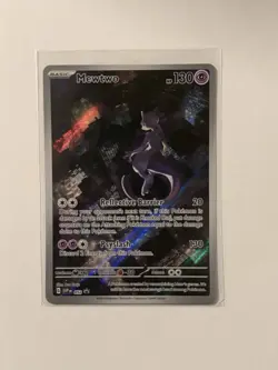Pokemon TCG SV Scarlet & Violet 151 Promo SVP Mewtwo Black Star Promo #052 Holo - Image 1