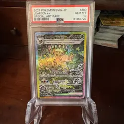 Pokemon Leafeon ex Terastal Festival JPN Special Art Rare #200 PSA 10 Gem Mint - Image 1