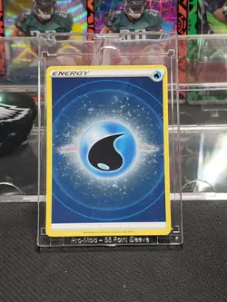 Pokemon Water Energy (Not Textured) Crown Zenith Reverse Holo - Image 1