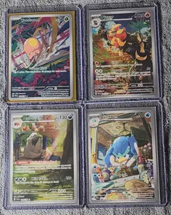 Pokemon Lot Of 4 Illustration Rares - Image 1