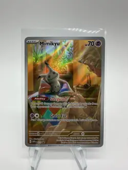 3x Pokemon TCG - Mimikyu SVP 075 Scarlet & Violet Black Star Promo Paldean Fates - Image 2