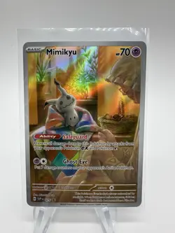 3x Pokemon TCG - Mimikyu SVP 075 Scarlet & Violet Black Star Promo Paldean Fates - Image 4