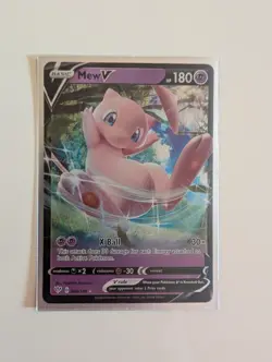 2020 Sword & Shield - Darkness Ablaze Mew V Basic/Rare Holo V #69 NM - Image 1