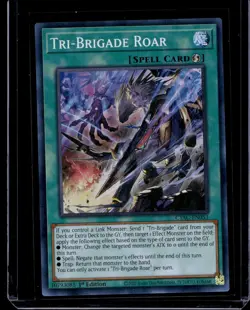 Yugioh Tri-Brigade Roar Cyberstorm Access CYAC-EN053 Super Rare - Image 1