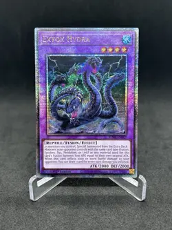 Yugioh Extox Hydra BLMR-EN007 Quarter Century Secret Rare 1st Edition NM - Image 1