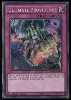 Yugioh Ultimate Providence BOSH-EN081 1st Edition Secret Rare NM - Image 1