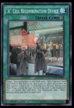Yugioh "A" Cell Recombination Device INOV-EN063 1st Edition Common NM - Image 1