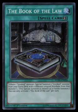 Yugioh The Book of the Law FUEN-EN036 1st Edition Secret Rare NM - Image 1