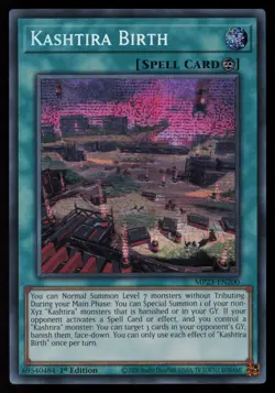 Yugioh Kashtira Birth MP23-EN200 1st Edition Prismatic Secret Rare NM - Image 1