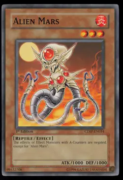 Yugioh Alien Mars CDIP-EN034 1st Edition Common NM - Image 1