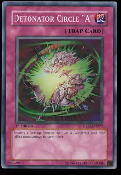 Yugioh Detonator Circle "A" GLAS-EN077 1st Edition Common NM - Image 1