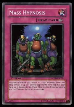 Yugioh Mass Hypnosis FOTB-EN058 1st Edition Common LP - Image 1
