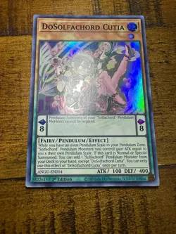 DoSolfachord Cutia ANGU-EN014 1st Edition Super Rare PL + BONUS - Image 1