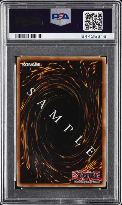 2002 YU-GI-OH! STARTER DECK: YUGI SAMPLE #004 SUMMONED SKULL PSA 7 - Image 2