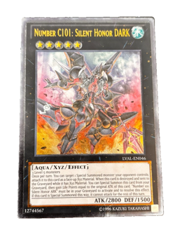 Number C101: Silent Honor DARK LVAL-EN046 Yu-Gi-Oh! Holo - Image 1