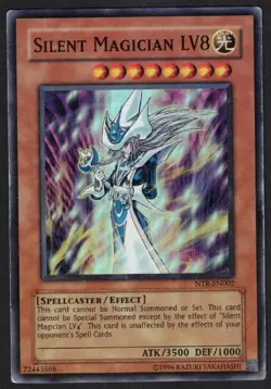 Yugioh Silent Magician LV8 NTR-EN002 Super Rare - MP - Image 1