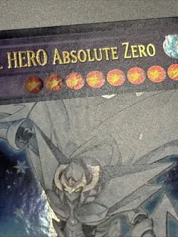 Elemental HERO Absolute Zero BLHR-EN065 1st Edition Ultra Rare LP - Image 3