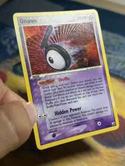 Unown T/28 Ex Unseen Forces Holo Secret Rare Pokemon Card - Image 4