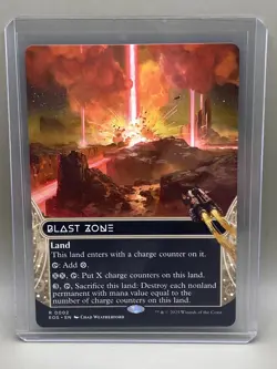 BLAST ZONE #0002 Edge Of Eternities MTG BORDERLESS Card Near Mint - Image 1