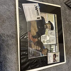 Edward Beard, Jr signed Magic the Gathering fascist director card & print - Image 1