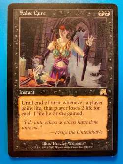 MTG 1x False Cure # 146 Onslaught Legacy Magic the Gathering Card x1 NM - Image 1