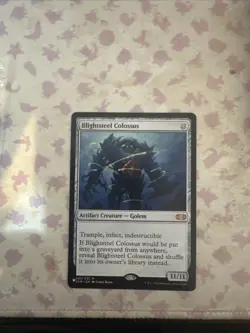 Magic the Gathering Blightsteel Colossus the List, Near Mint NM Regular Card - Image 1
