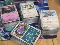 Pokemon Scarlet And Violet Bulk 450+ Regular Cards + Etb Box, DRI,WHT,BLK,JTG - Image 2