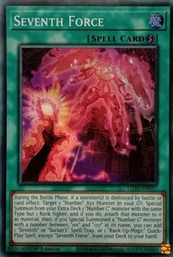 LD10-EN037 SEVENTH FORCE SUPER RARE 1ST EDITION YuGiOh CARD - Image 1