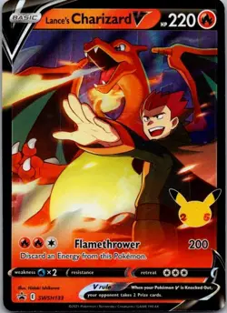 Lance's Charizard V SWSH: Sword & Shield Promo Cards SWSH133 LP - Image 1