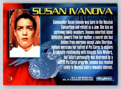 # 3 SUSAN IVANOVA TCG Trading Card Games 1996 Skybox BABYLON 5 - Image 2