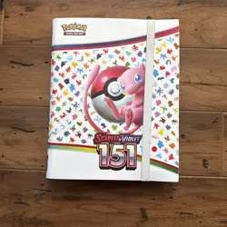 Pokemon TCG Card 151 MEW BINDER Filled With Pokemon Cards - Image 1