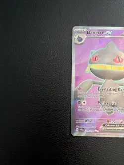 Pokemon Banette EX 229/198 Scarlet & Violet Full Art Holo Card NM Condition - Image 2