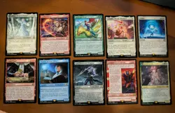 Final Fantasy Magic the Gathering Lot of 10 Rare Non-Foil Cards NM+ - Image 1