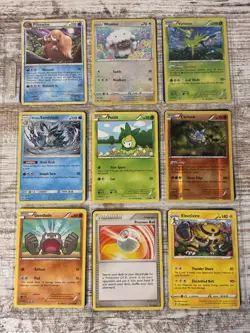 Pokemon Card Collection Lot 5 Pages Mixed Vintage Modern Heavy - Medium Play - Image 3