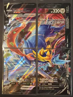 Zacian V-UNION [Set of 4] SWSH: Sword & Shield Promo Cards Holo - Image 1