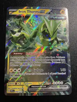 Iron Thorns ex 032/131 Prismatic Evolutions Holo RR NM Pokemon Card 2025 - Image 1