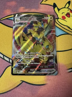 Pokemon TCG Zeraora VMAX Crown Zenith 54/159 Full Art Card NM 2023 - Image 1