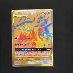 Pokemon TCG Reshiram & Charizard GX SM247 Promo Holo Card - Image 1