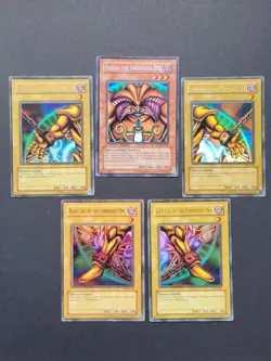 Exodia the Forbidden One 5 Card Lot LOB-120,121,122,123 + MC1-EN001 Yu-Gi-Oh! - Image 1