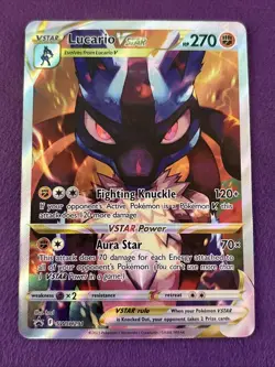 Lucario VSTAR SWSH291 SWSH: Sword & Shield Promo Cards Holo Mint Quality Pack - Image 1