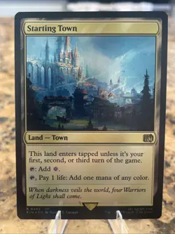Starting Town Foil R 0289 Final Fantasy Magic the Gathering Land Card - Image 1
