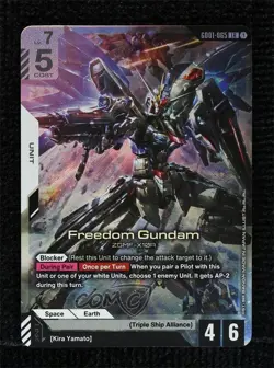 2025 Gundam Card Game Newtype Rising GD01 LR Freedom Gundam #GD01-065 - Image 1
